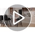 360° Swivel Counter Height Bar Stools with Back, 26-Inch Set of 2