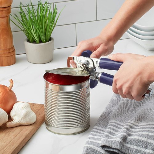 KitchenAid Classic Can Opener - Multifunctional Bottle Opener, 8.34-Inch, Cobalt Blue