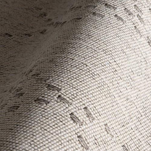 nuLOOM 4' x 6' Plush Indoor/Outdoor Area Rug, UV-Resistant, Long Loop Construction, Oeko-TEX Certified, Paito, Balcony, Jacinda Light Grey