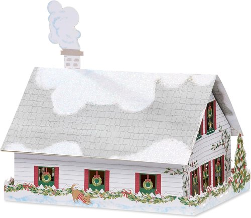 American Greetings Christmas Decoration - Magic Moments Winter House | Festive Holiday Charm