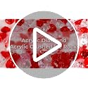 240-Piece Red Acrylic Diamond Gems - 3/4 Inch Vase Fillers & Table Scatters