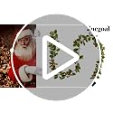 Juegoal 9FT Pre-lit Christmas Garland with Red Berries & Holly, Battery Operated with Timer