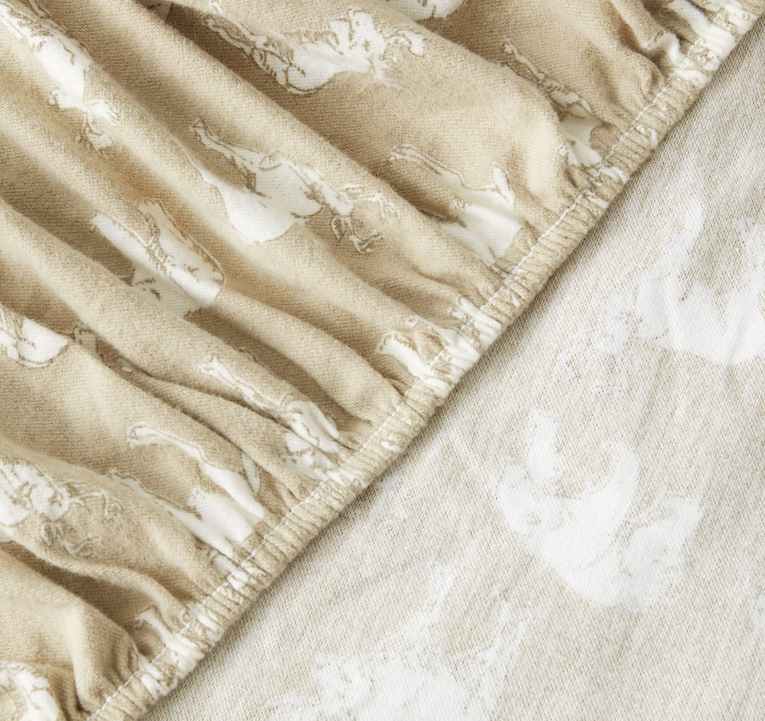 Eddie Bauer - King Sheets, Cotton Flannel Bedding Set, Brushed for Extra Softness, Cozy Home Decor (Buckhead Ridge, King)