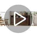 60-Inch Sideboard Buffet Cabinet with 4 Doors and Adjustable Shelving