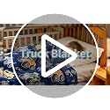 Glow in the Dark Truck Blanket for Kids, Soft Fleece Throw 40x60 Inches