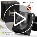 Leo Zodiac Wine Glass - Stemless Crystal Gift for Leo (July 23-Aug 22) Women