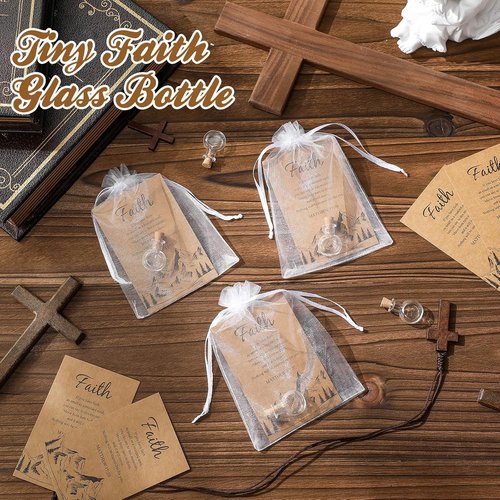 Funnymoom 50 Pack Faith Gifts for Women - Christian Baptism & Wedding Religious Keepsakes