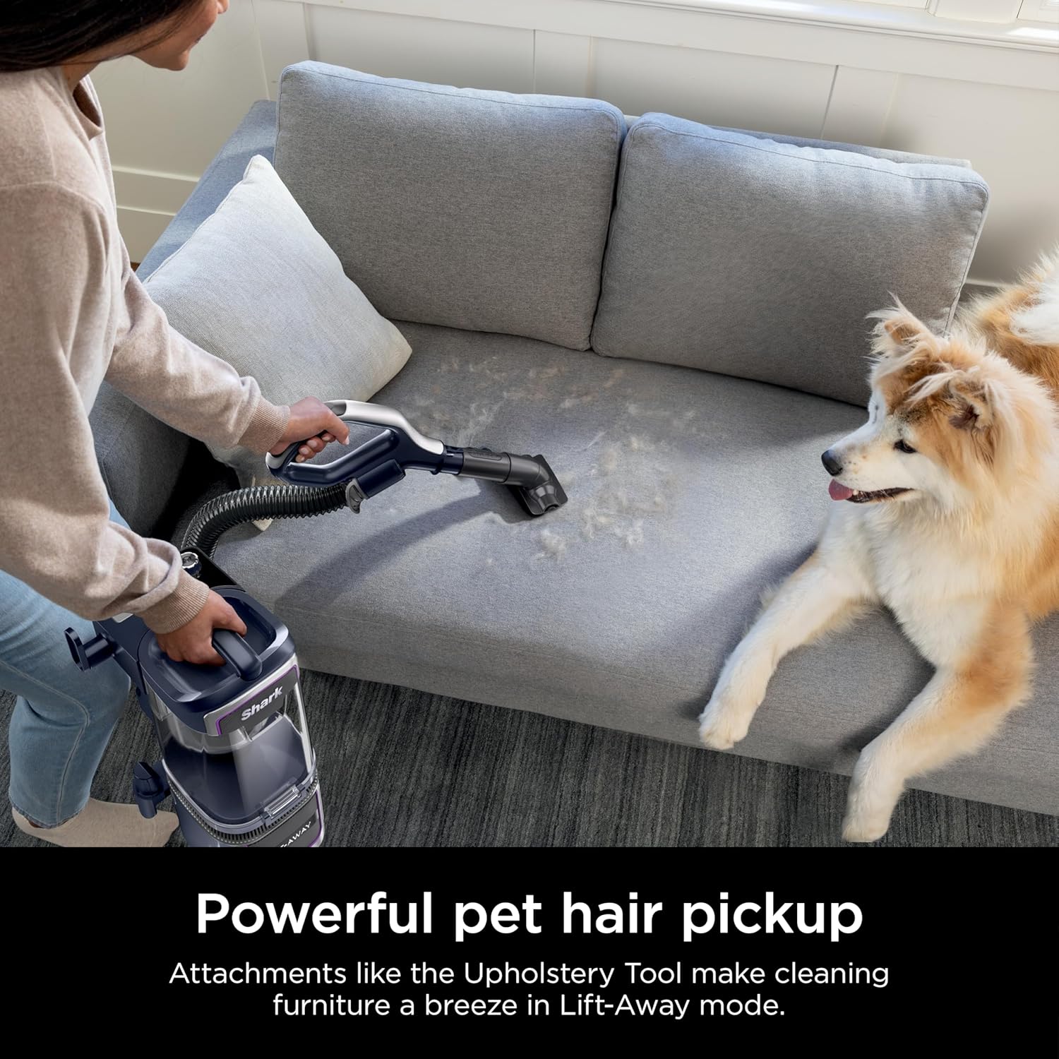 Shark Detect Pro Speed Lift-Away Vacuum - Bagless, DuoClean, Anti-Allergen, Odor Neutralizer | Model LA742