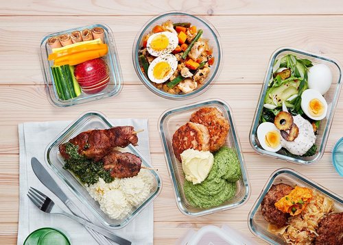 MCIRCO Glass Food Storage Containers - 30-Piece Airtight Meal Prep Set with Snap Locking Lids | Microwave, Oven, Freezer Safe
