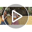 2-Pack Hawaiian Luau Grass Table Skirts, 108 x 30 Inch Tropical Fringe Decor