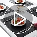 Black Faux Leather Placemats Set of 8, Waterproof Heat-Resistant Table Mats