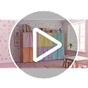 6 Pcs Self-Adhesive Classroom Cabinet Curtains 24 x 24 Inches, Dots Pattern