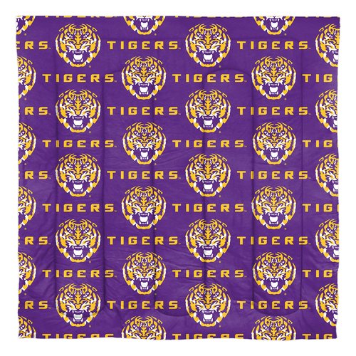 Northwest NCAA LSU Tigers Unisex-Adult Bed in a Bag Set, Twin, Rotary