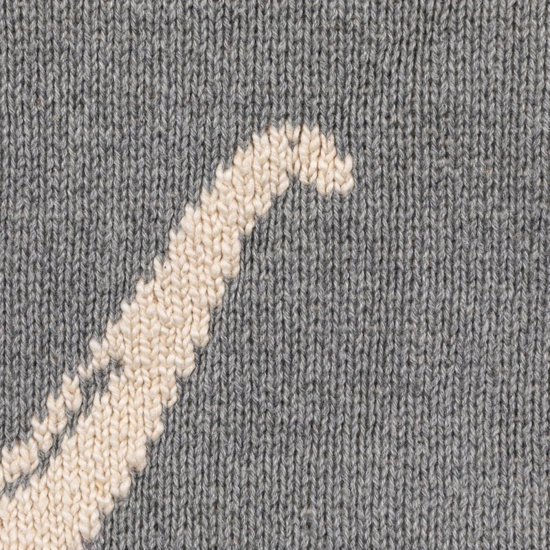 Creative Co-Op Cotton Knit Baby Blanket with Dinosaurs, 40" L x 32" W
