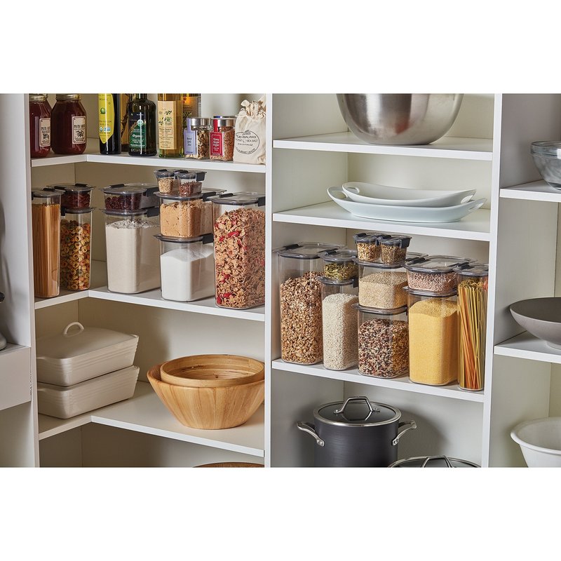 Rubbermaid Brilliance Food Storage Containers Set with Lids (4 Pieces) | Rubbermaid Brown Sugar Container