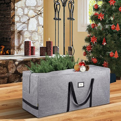 BALEINE Christmas Tree Storage Bag - 7.5 ft Capacity + Soft Wrapping Paper Storage Bag