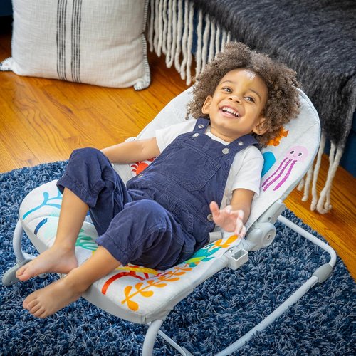 Baby Einstein Ocean Explorers Rocker - Musical Infant to Toddler Chair with Lights & Sounds | Ages 0-30 Months
