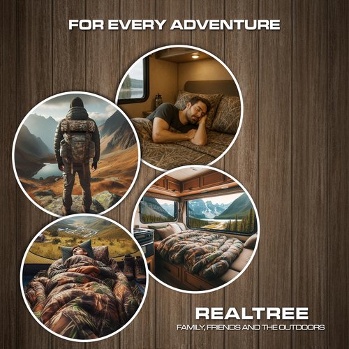 VISI-ONE Realtree Max-5 Camo King 3 Piece Comforter Set – All Season Lightweight Microfiber Bedding, Farmhouse Rustic Décor, Unisex Style for Mancave, Cabin, Lodge, Camping, Outdoor & Modern Spaces