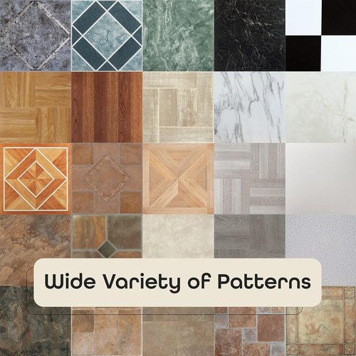 Achim Home Decor Nexus Self-Adhesive Vinyl Floor Tiles - Charcoal Grey Wood Pattern, 12" x 12", 20 Tiles | Easy Peel & Stick DIY Flooring