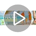 famichan Triangle Sand Remover Powder Puff - Beach & Vacation Essential