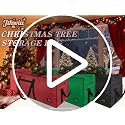 ITHWIU 9 ft Christmas Tree Storage Bag Red Fits 9FT Tree Holiday Organizer
