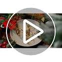 Snowflake Tree 16 Pcs Polyester Christmas Napkins & Rings Set (Snowflake Tree) – 8 Rings, 4 Red & 4 Green Napkins