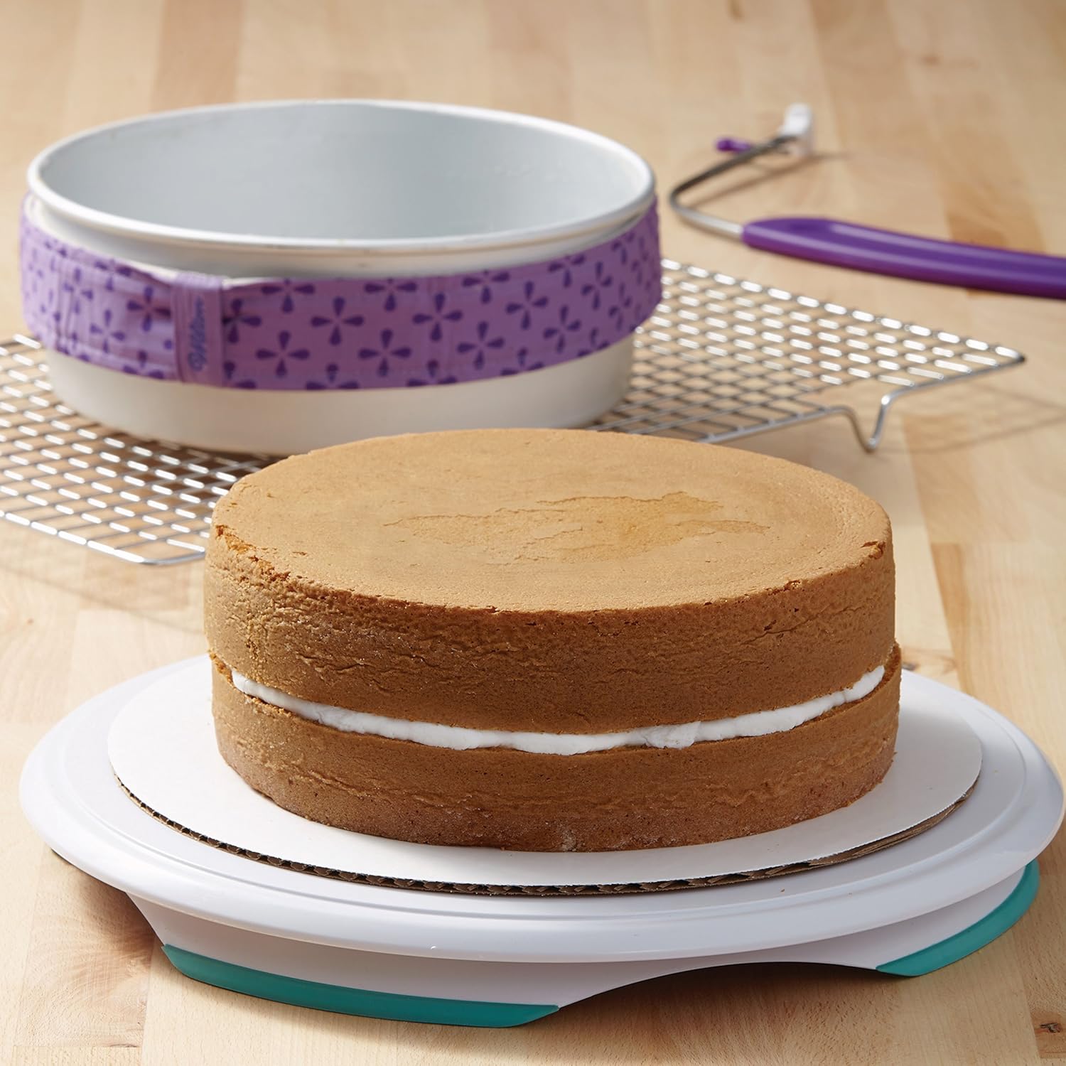 Wilton Round Cake Baking Pan Set - 9 x 2 Inch Aluminum Bakeware for Even Heating & Perfect Layers