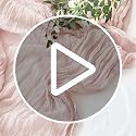Dusty Pink 10FT Cheesecloth Table Runner for Weddings & Events - 6 Pack