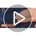 Non-Slip Dirt Trapper Door Mat 20" x 32" - Washable Entryway Rug, Navy Blue