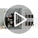3-Tier Wooden Bookshelf Small Open Display Storage Shelves, White