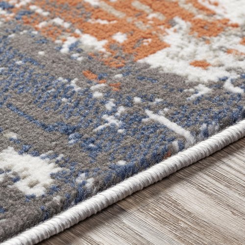 Livabliss Geneva Modern Abstract Area Rug,6'7" x 9',Terracotta