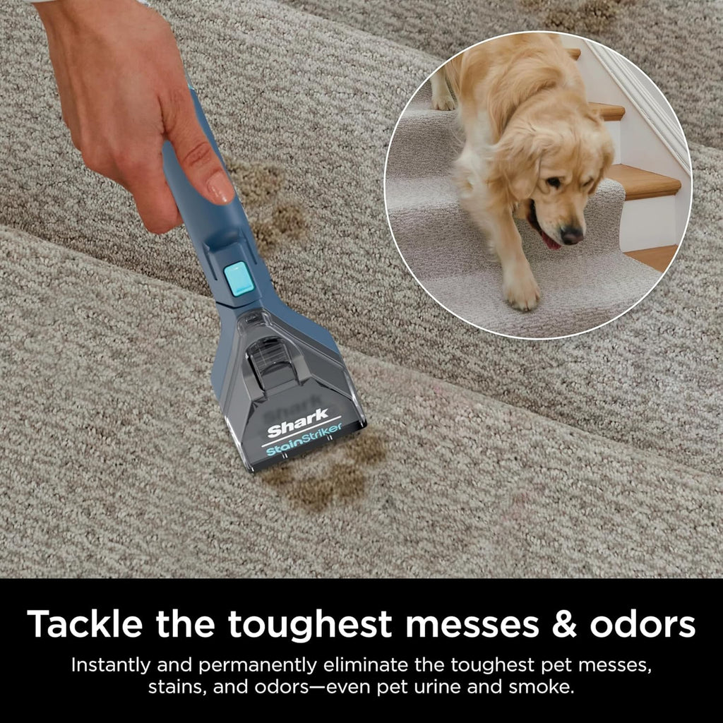 Shark CarpetXpert Upright Carpet & Upholstery Cleaner - Stain Striker Technology | Navy