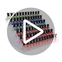 BTremary 6-Tier Acrylic Nail Polish Organizer Rack Stand Holds 48-96 Bottles
