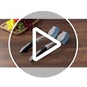 2-Pack Kitchen Dish Brush with Scraper Tip - Stiff Bristle Scrubber