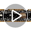 Artoid Mode Snowflake 13x120 Inch Table Runner - Black