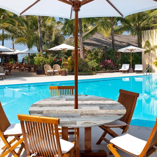 Kamoor Round Outdoor Tablecloth with Umbrella Hole and Zipper Wood Texture Elastic Table Cover Waterproof Outdoor Table Cloth for Patio Picnic Camping Fits 44-48" Diameter Round Tables