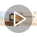 Portable Electric Space Heater for Indoor Use with Overheat Protection