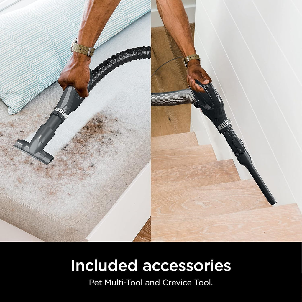 Shark ZU102 Rotator Pet Upright Vacuum - PowerFins HairPro & Odor Neutralizer, Charcoal, 2.9L Dust Cup