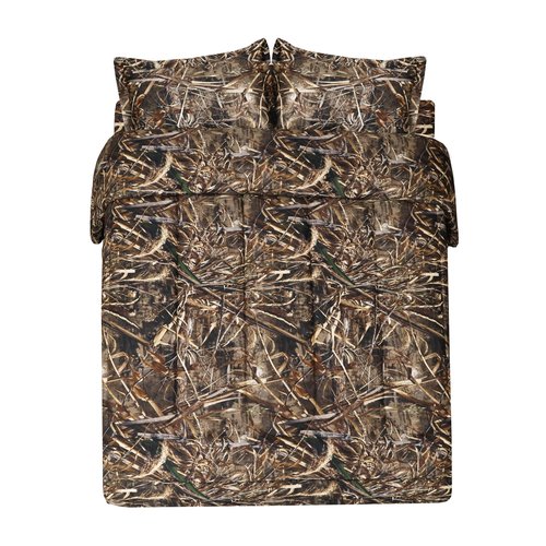 VISI-ONE Realtree Max-5 Camo King 3 Piece Comforter Set – All Season Lightweight Microfiber Bedding, Farmhouse Rustic Décor, Unisex Style for Mancave, Cabin, Lodge, Camping, Outdoor & Modern Spaces