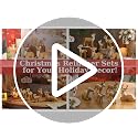 Decor Unlimited 6 Pack Reindeer Figurines - Festive Rustic Holiday Christmas Decorations for Home & Office
