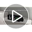 Digital Projection Alarm Clock with Ceiling Display and Temperature Monitor