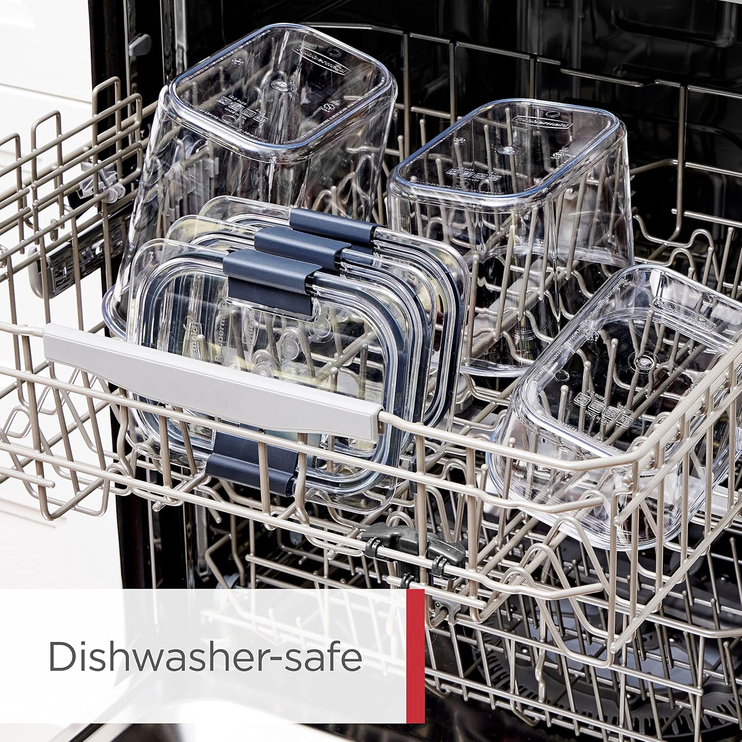 Rubbermaid Brilliance Airtight Food Storage Containers - BPA-Free Set of 20 with Lids & Scoops
