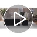 43-Inch Velvet Storage Ottoman Bench, Tufted Foldable Footstool with 140L
