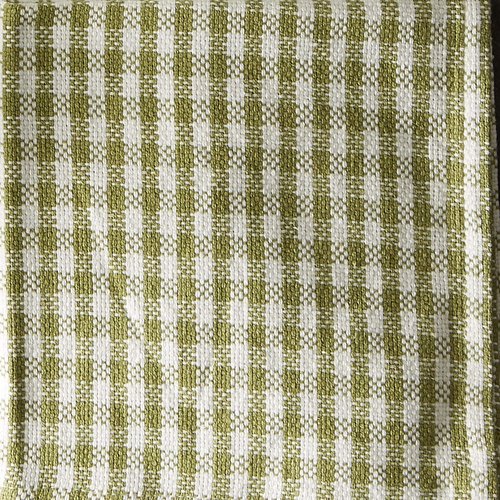 DII Heavy Duty Kitchen Towels Collection Long Lasting Quality, Cotton Dish Cloth Set, 13x13", Lake House Blue Check, 4 Piece