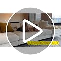112-Inch U-Shaped Sleeper Sofa with Pull-Out Bed - Dark Grey Chenille