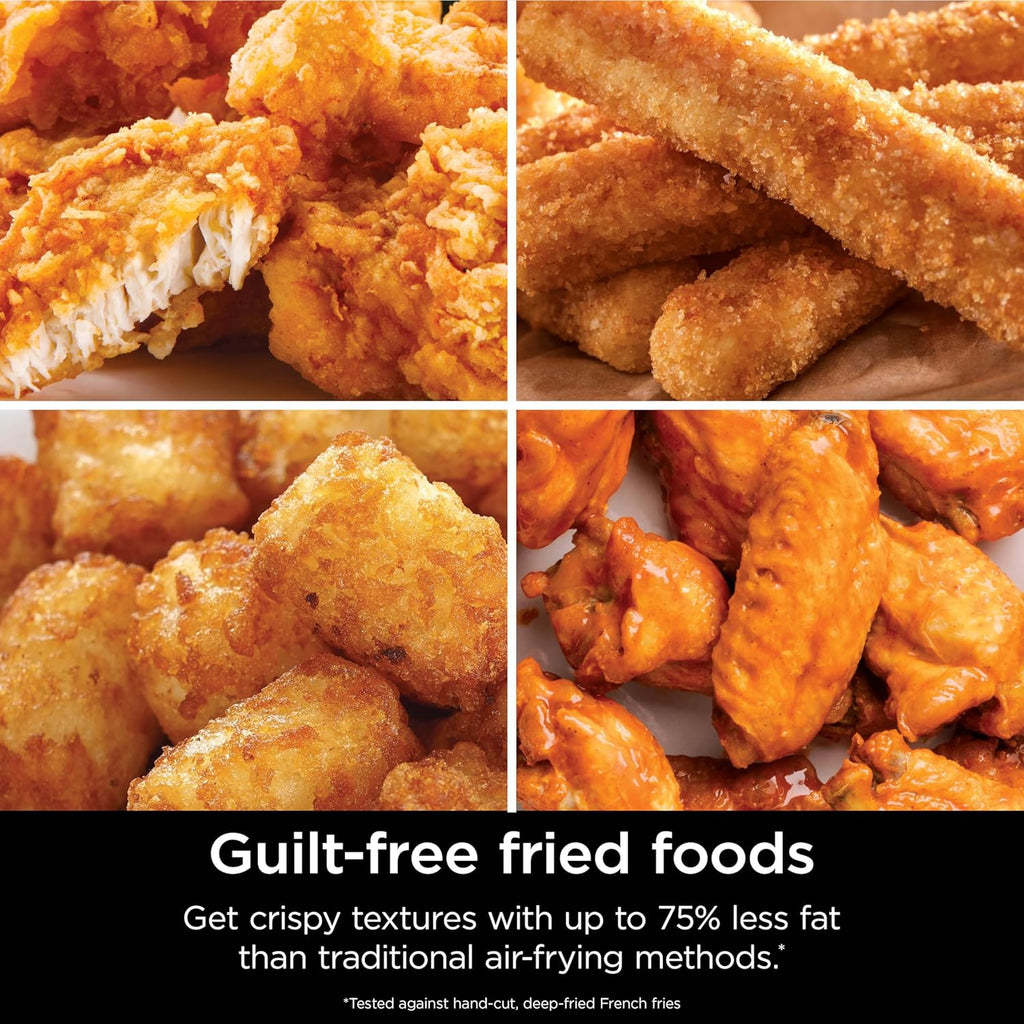 Ninja Air Fryer - 5 QT Capacity for 4lbs of Fries | 4-in-1 Pro Air Fry, Roast, Reheat, Dehydrate | 400°F Max Temp | 1750 Watts | Grey