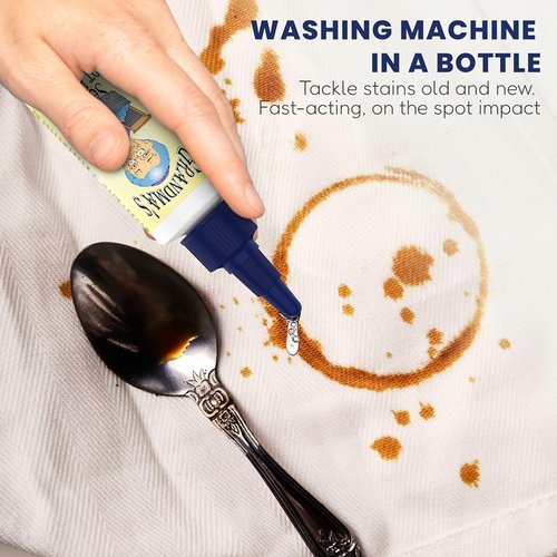 Grandma's Secret Spot Remover Spray - Toxin-Free Fabric Stain Remover for Clothes - 16 oz & 2 oz DuoPack