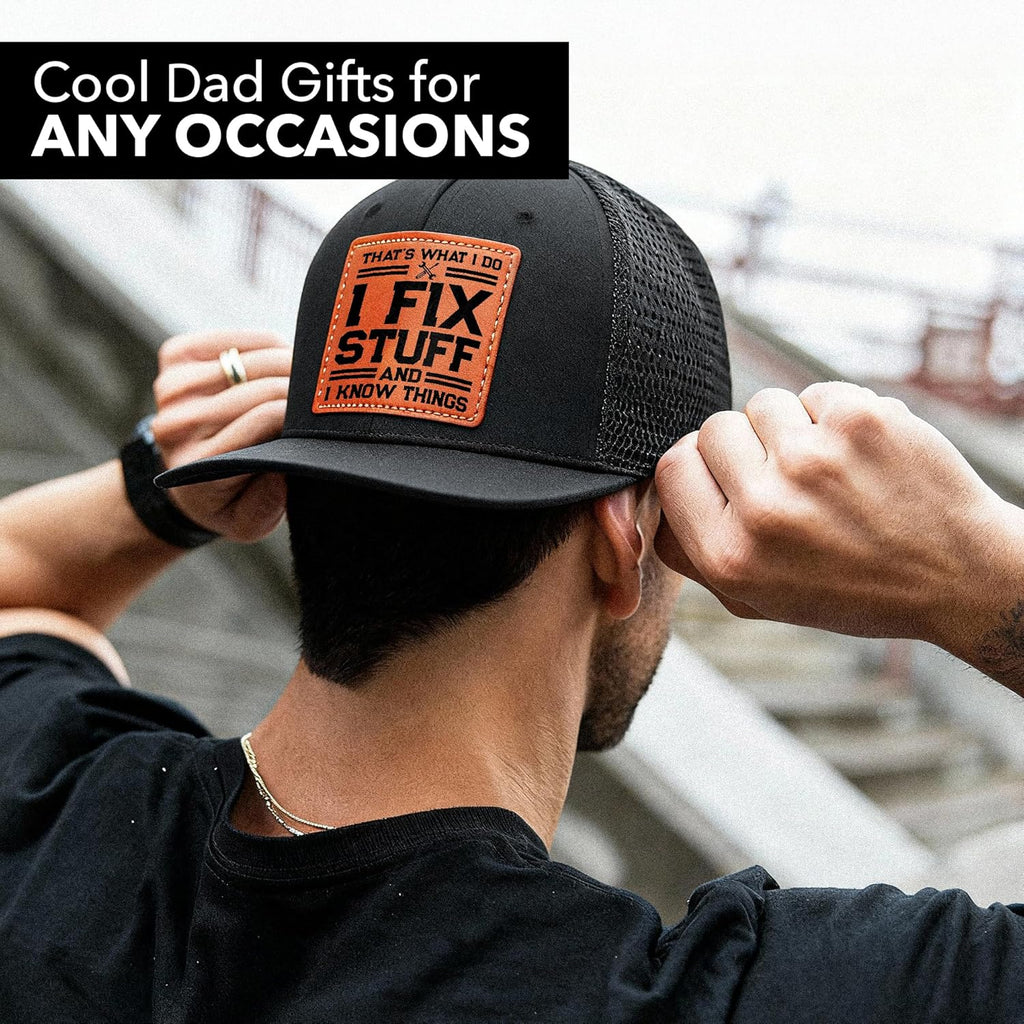 Regine Switzerland Unique Gifts for Men - Cool Birthday Ideas for Dad & Grandpa | Black Handyman Hat