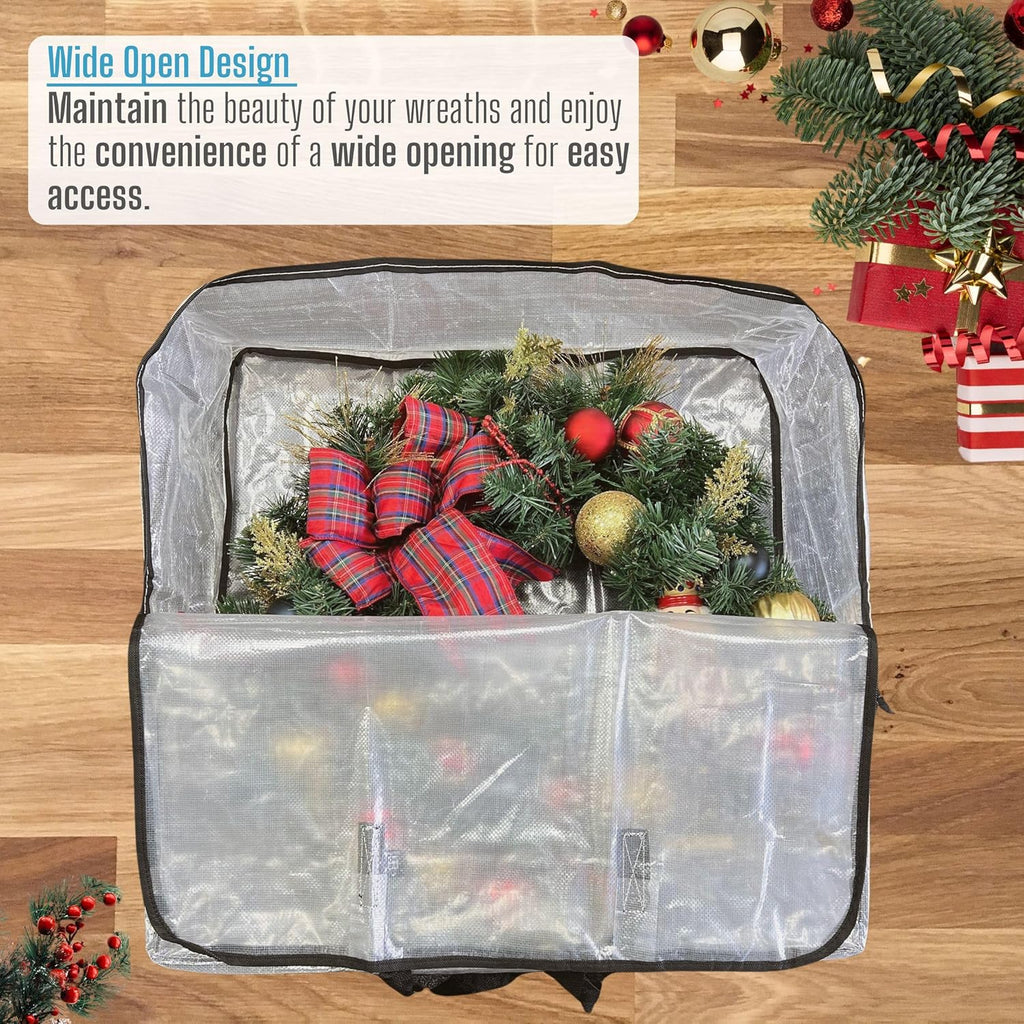 VENO Wrapping Paper Storage Bag - 5 Pack for Christmas Wreaths | Durable & Versatile Design