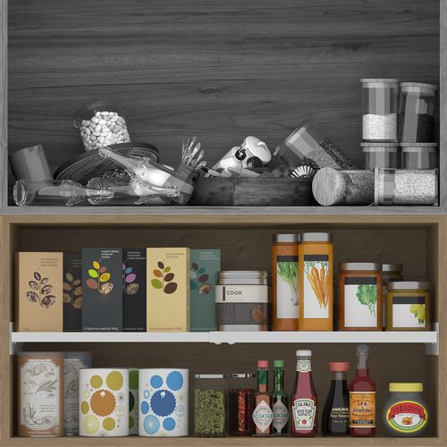 SOFRON Expandable Closet Shelves Organizers, Adjustable Shelf for Cabinet Rack Storage Wardrobe Divider Shelving for Closets Pantry Cupboard Kitchen Large 1 Pack